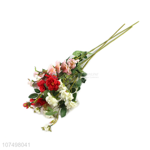 New products artificial Chinese rose bouquet for wedding decoration