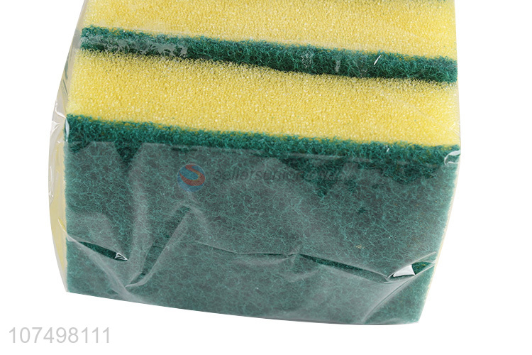Low price kitchen sponge scouring pad dish cleaning sponge