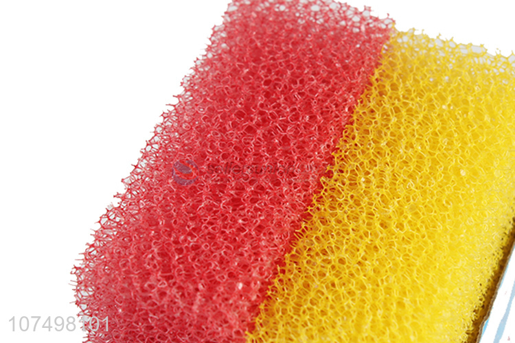 Hot selling artificial loofah kitchen dish washing sponge scrub