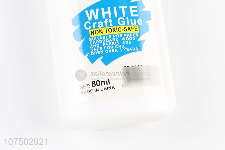 High quality 80ml non-toxic white craft glue for office & school