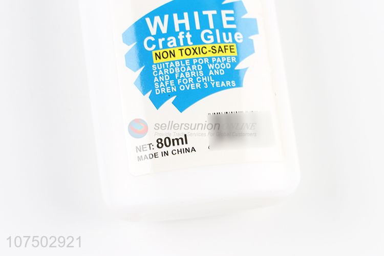 High quality 80ml non-toxic white craft glue for office & school