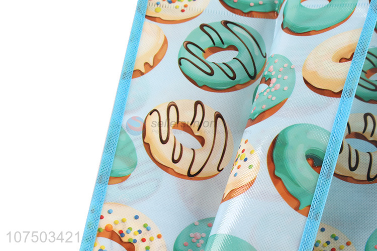 Factory sell Exquisite cookie pattern non woven bag reusable shopping tote bag