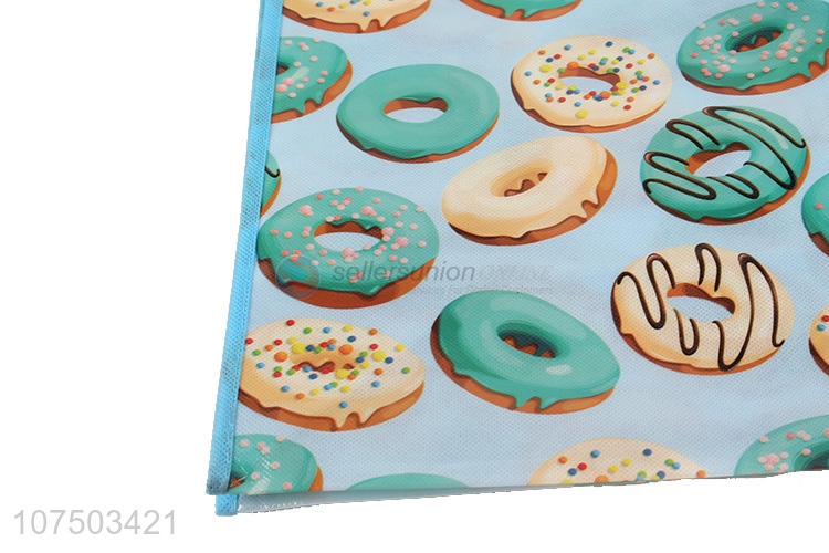 Factory sell Exquisite cookie pattern non woven bag reusable shopping tote bag