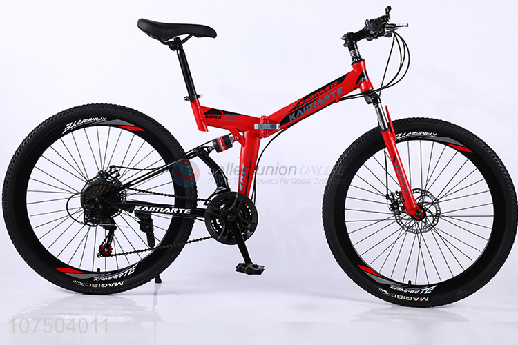 Top Quality Carbon Steel Frame Bicycle 21 Speed Mountain Bike