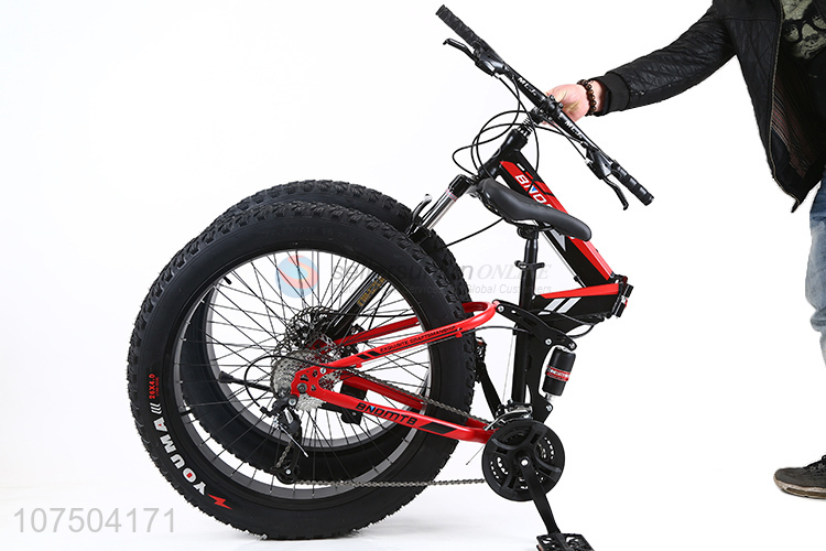 China Supplier 26 Inch Folding Mountain Snow Bike Big Fat Bike