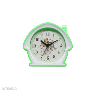 High Sales Simple Style Home Decor Battery Powered Plastic Alarm Clock