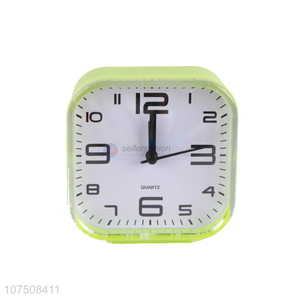 Customized plastic alarm clock quartz table clock