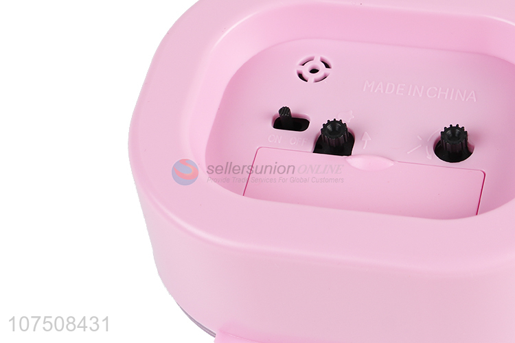 Most popular plastic desk clock quartz alarm clock