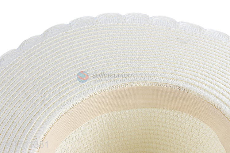 Custom graceful paper straw hat sun hat for ladies
