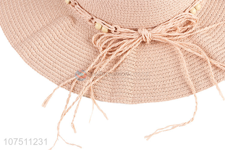 Hot products ladies travel straw hat wide brim sun hat