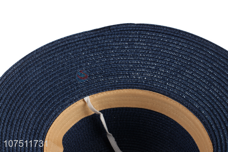 New arrival fashion summer sun hat ladies paper straw hat