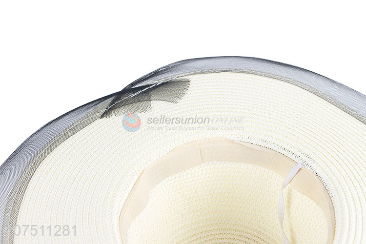 Competitive price beautiful ladie summer sun hat beach straw hat