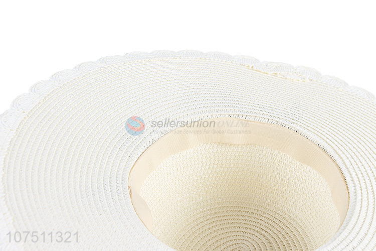 Good quality graceful women paper straw hat floppy sun hat