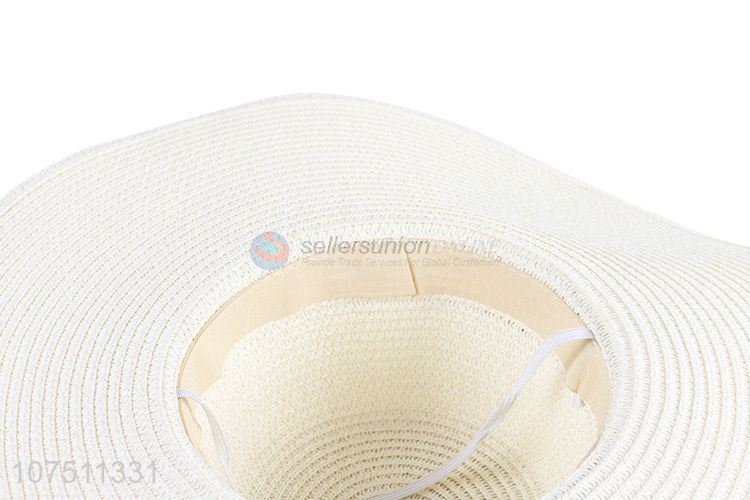 Low price exquisite ladies paper straw hats women sun hat