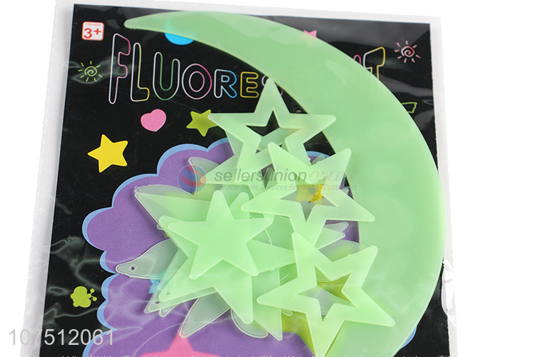 Best Price Kids Room Decoration Stickers Star Moon Glow In The Dark Wall Sticker