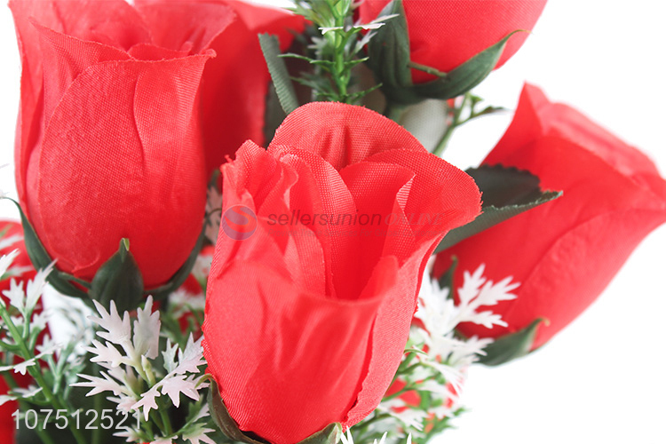 Hot Selling Colorful Simulation Flowers Artificial Bouquet