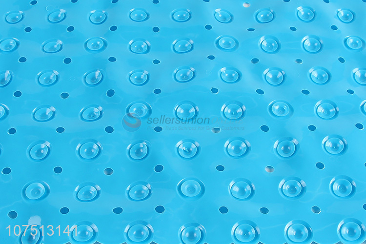 Factory custom non-slip pvc shower bath tub mat with suction cups