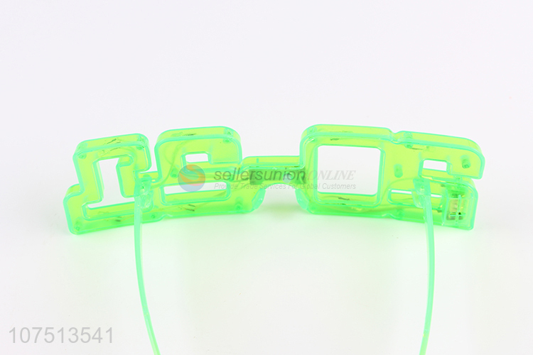 New arrival 2021 happy new year glasses led flashing glasses