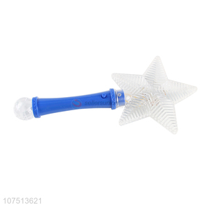 Wholesale led flashing star shape magic wand party supplies kids toy