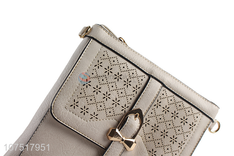 Good Quality PU Leather Single Shoulder Bag With Zipper