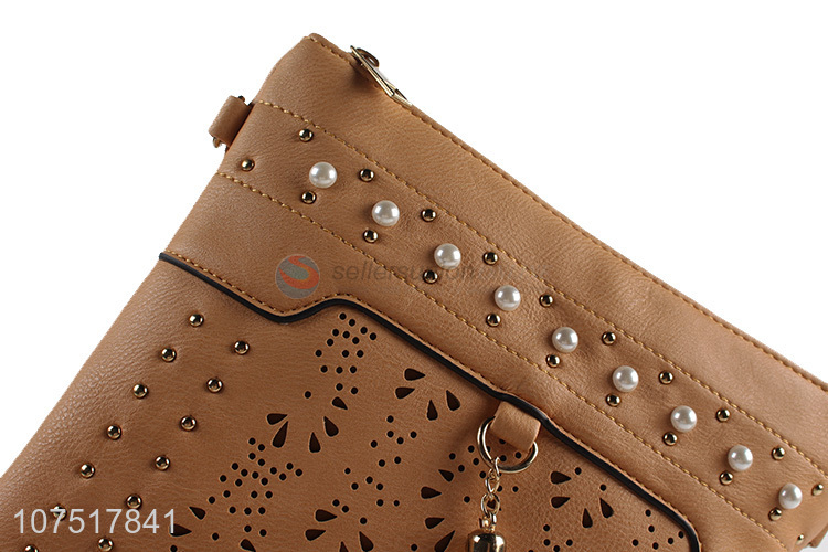 New Design PU Leather Shoulder Bag With Tassel Zipper