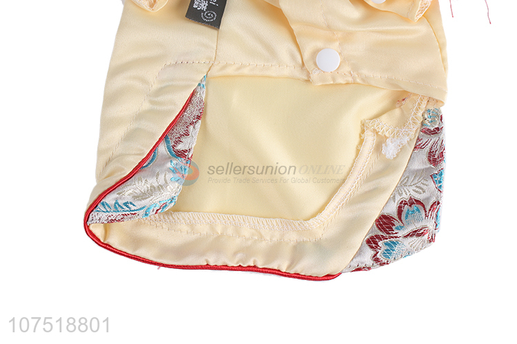 Best selling creative dog clothes embroidery dog jacket