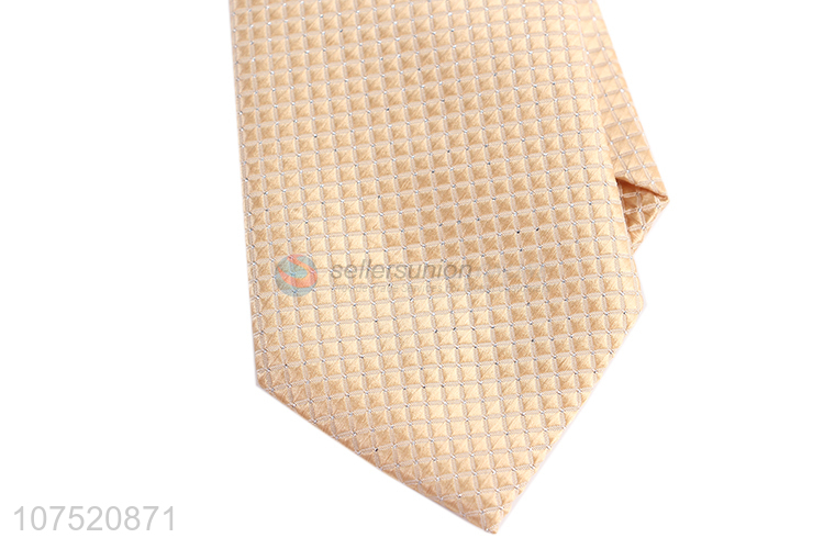 Fashion design silver filament jacquard men's neckties