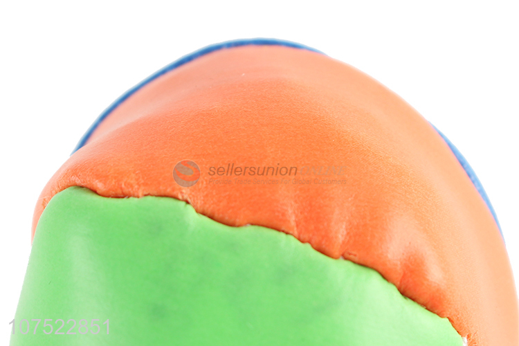 Good Sale 6 Panels Sandbags PU Leather Mini Footbag