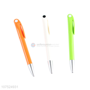 Hot Sale Office Stationery Plastic Black Gel Pen