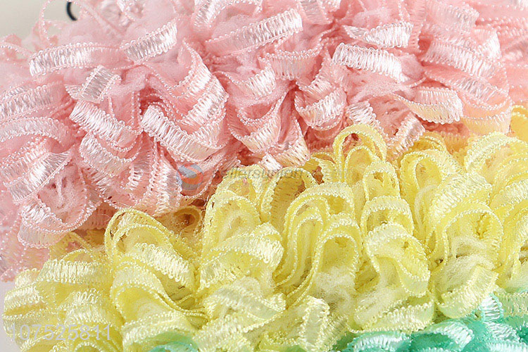 China factory 4pcs elastic hair rings hair ropes hair ties