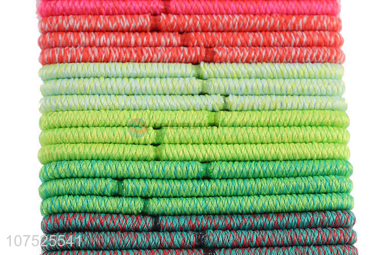 Factory direct sale 24pcs hair rings hair string for girls & women