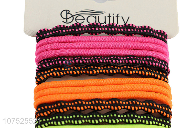 Best selling 20pcs women girls elastic hair band accessories