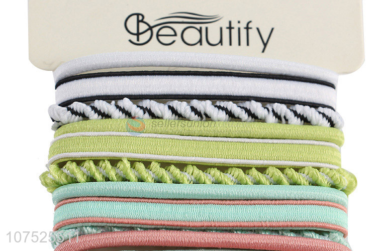 High quality 18pcs elastic hair rings hair ropes hair ties