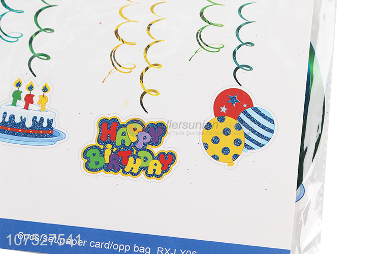 Wholesale Hanging Swirls Banner For Birthday Party Decoration