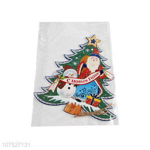 Fashion Christmas Tree Shape Christmas Hanging Decoration Stickers