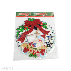 Custom Christmas Wreath Pattern Christmas Stickers Ornaments