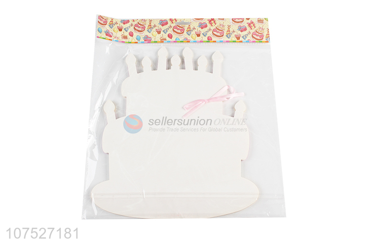 Popular Colorful Cake Shape Kt Board Decoration For Birthday Party
