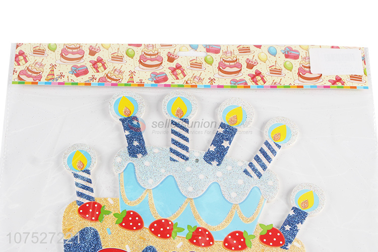 New Arrival Cake Shape Birthday Party Decoration Kt Board Ornaments