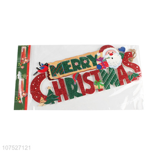 Custom Merry Christmas Letters Sticker Christmas Hanging Ornaments