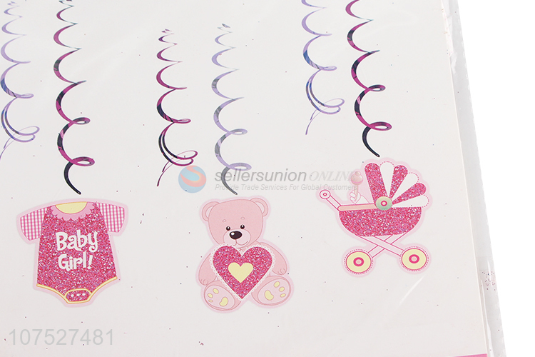 Fashion Style Spiral Hanging Decoration Party Swirl Ornaments