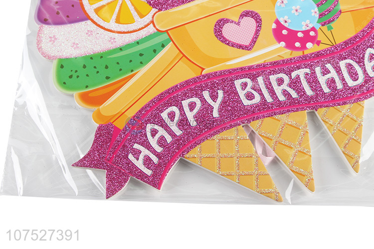 Best Quality Colorful Kt Board Hanging Ornaments For Birthday Party Decoration
