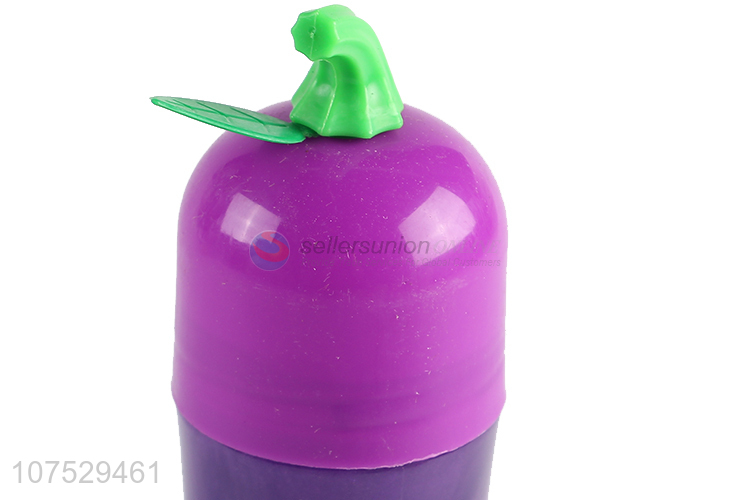 High Sales Eggplant Shape Non-Toxic Educational Diy Crystal Mud Toy