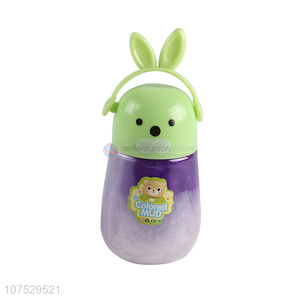High Sales Cute Rabbit Design Kids Educational Crystal Mud Toy