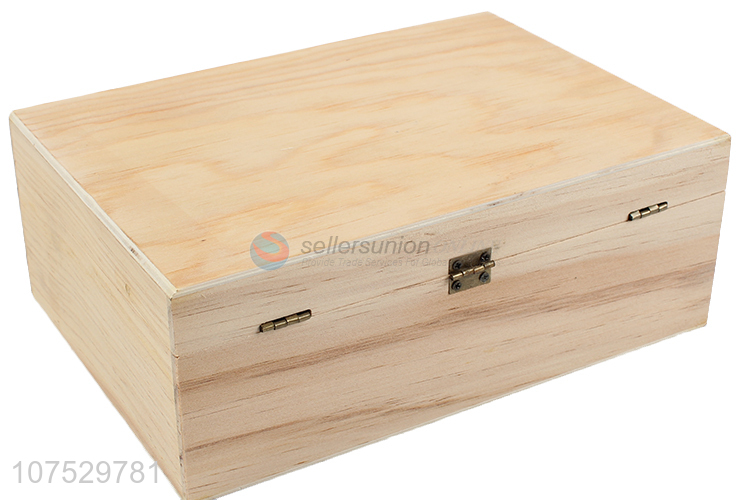 Competitive price 2 tier wooden tea bag box jewelry storage box