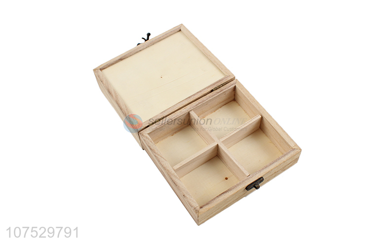 Bottom price 2 tier wooden jewelry packing box with glass window lid
