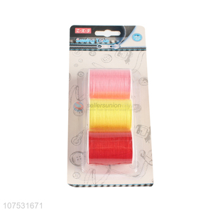 Best Selling 3 Pieces Colorful Sewing Thread Set