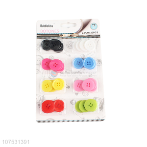 Hot Selling Fashion Eight Color Button Set