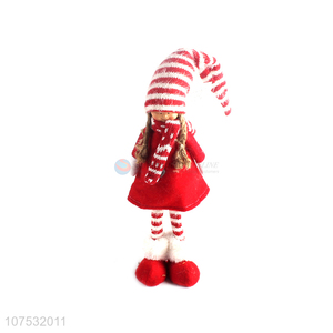 New products home decoration standing fabric dolls Christmas gifts