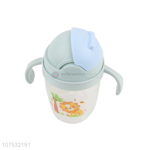 Cute Design Plastic Water Bottle With Straw For <em>Baby</em>