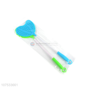 New Arrival Heart Shape Fly Swatter With White Hand Pole